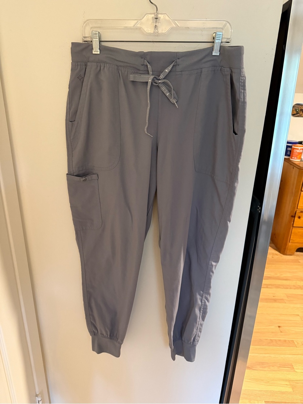 Med Couture Women's Gray Drawstring Jogger Pants